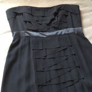 BCBGMAXAZRIA Black Ruffle Gown - Size 12 - NWT!